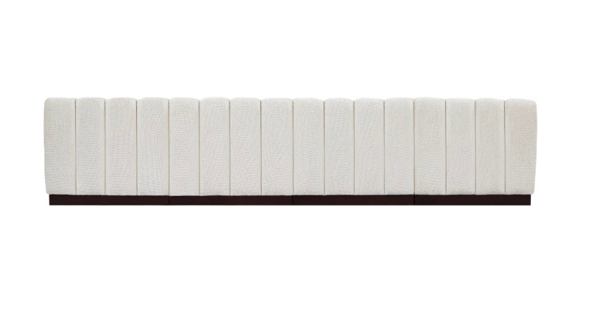 London Chenille Fabric Sofa- 4 Seat