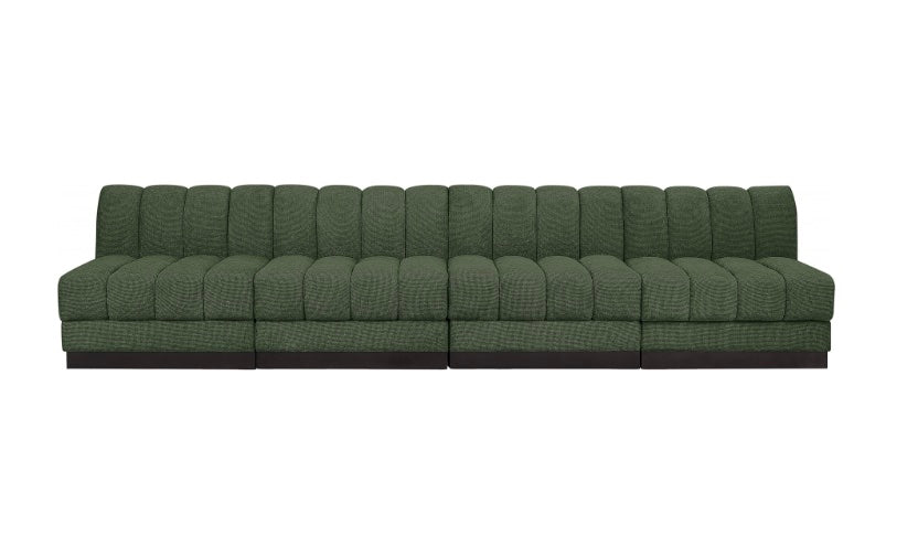 London Chenille Fabric Sofa- 4 Seat