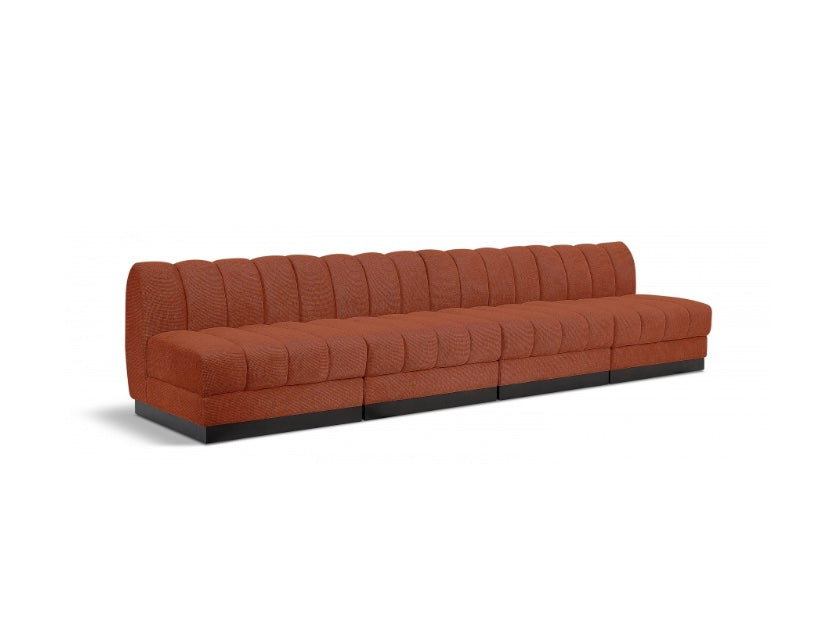London Chenille Fabric Sofa- 4 Seat