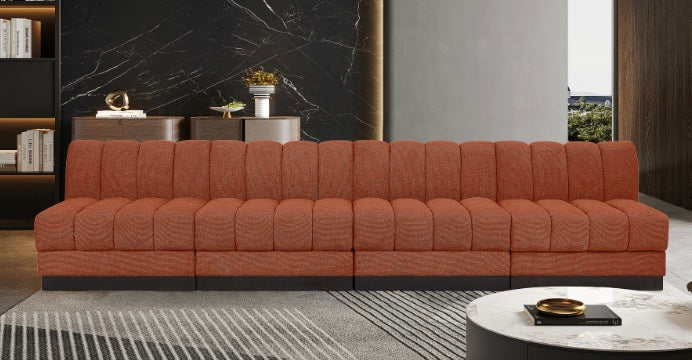 London Chenille Fabric Sofa- 4 Seat