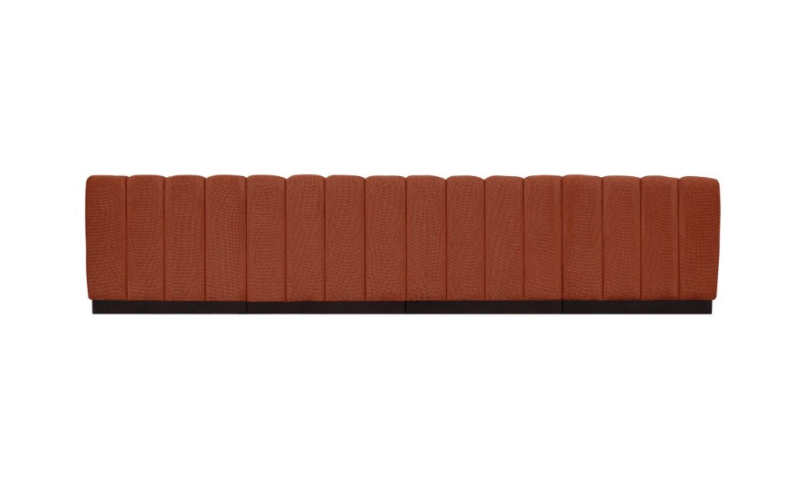 London Chenille Fabric Sofa- 4 Seat