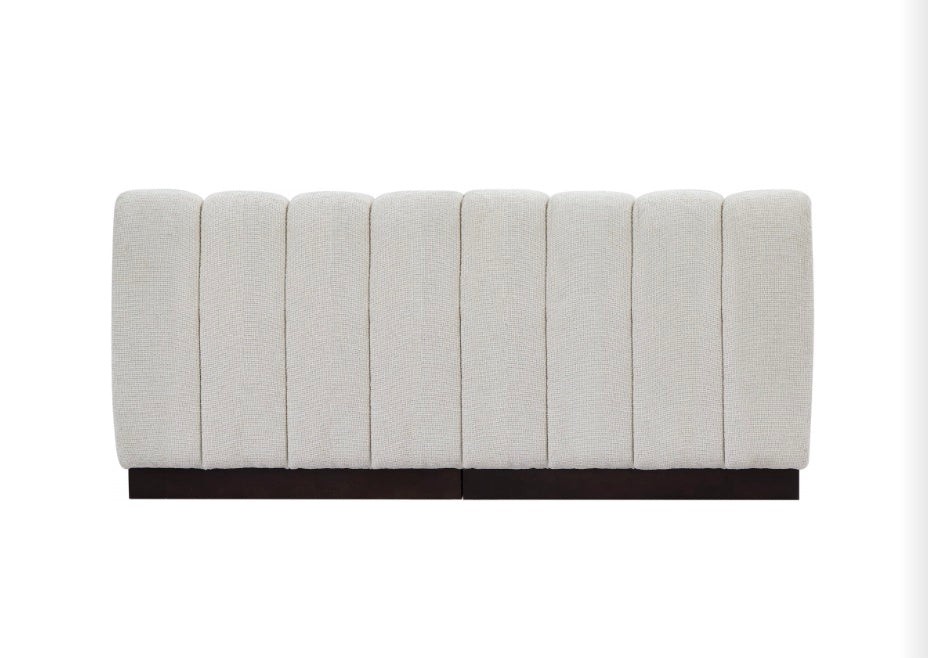 London Chenille Fabric Loveseat