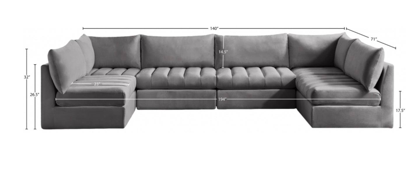 Jasmine Velvet Modular Sectional