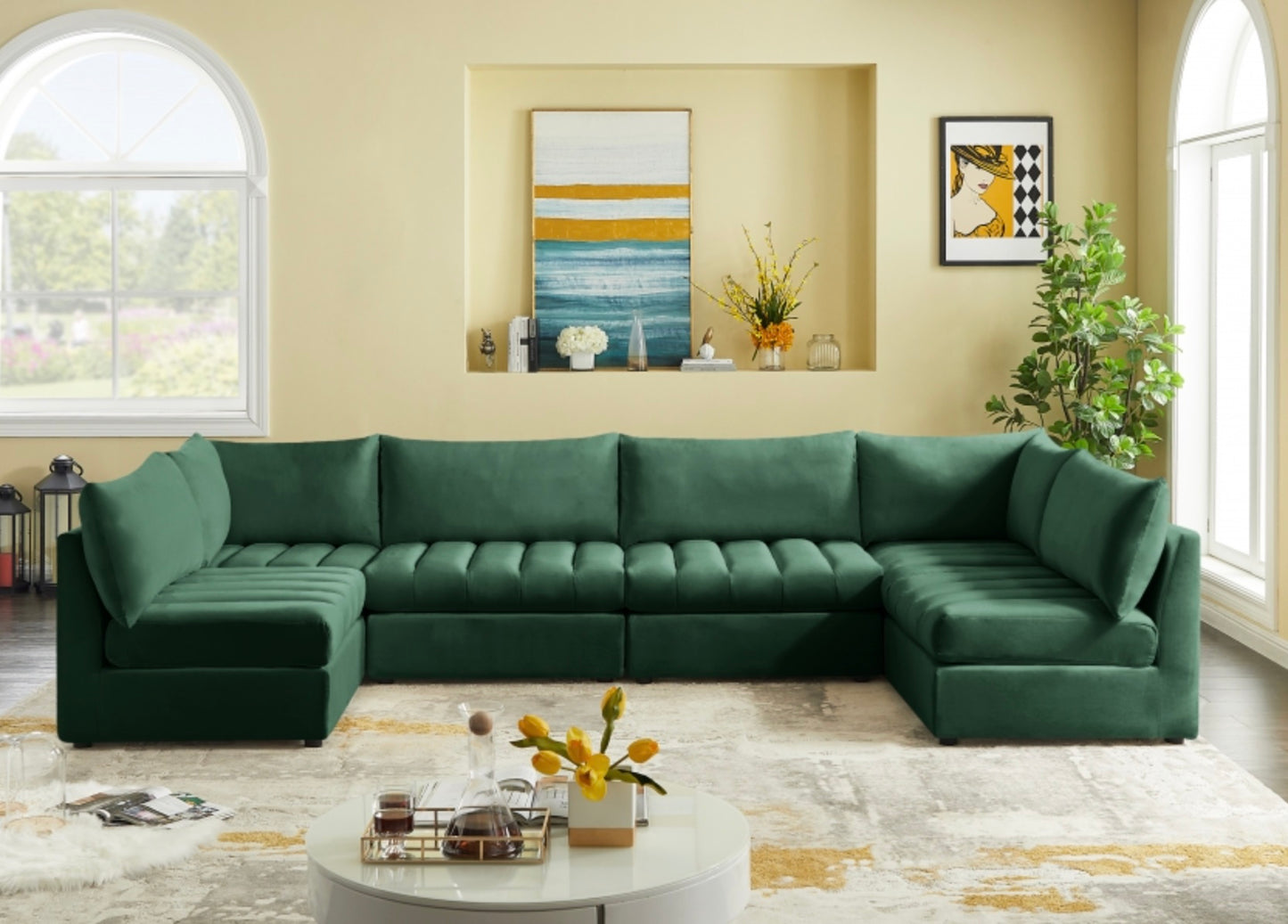 Jasmine Velvet Modular Sectional