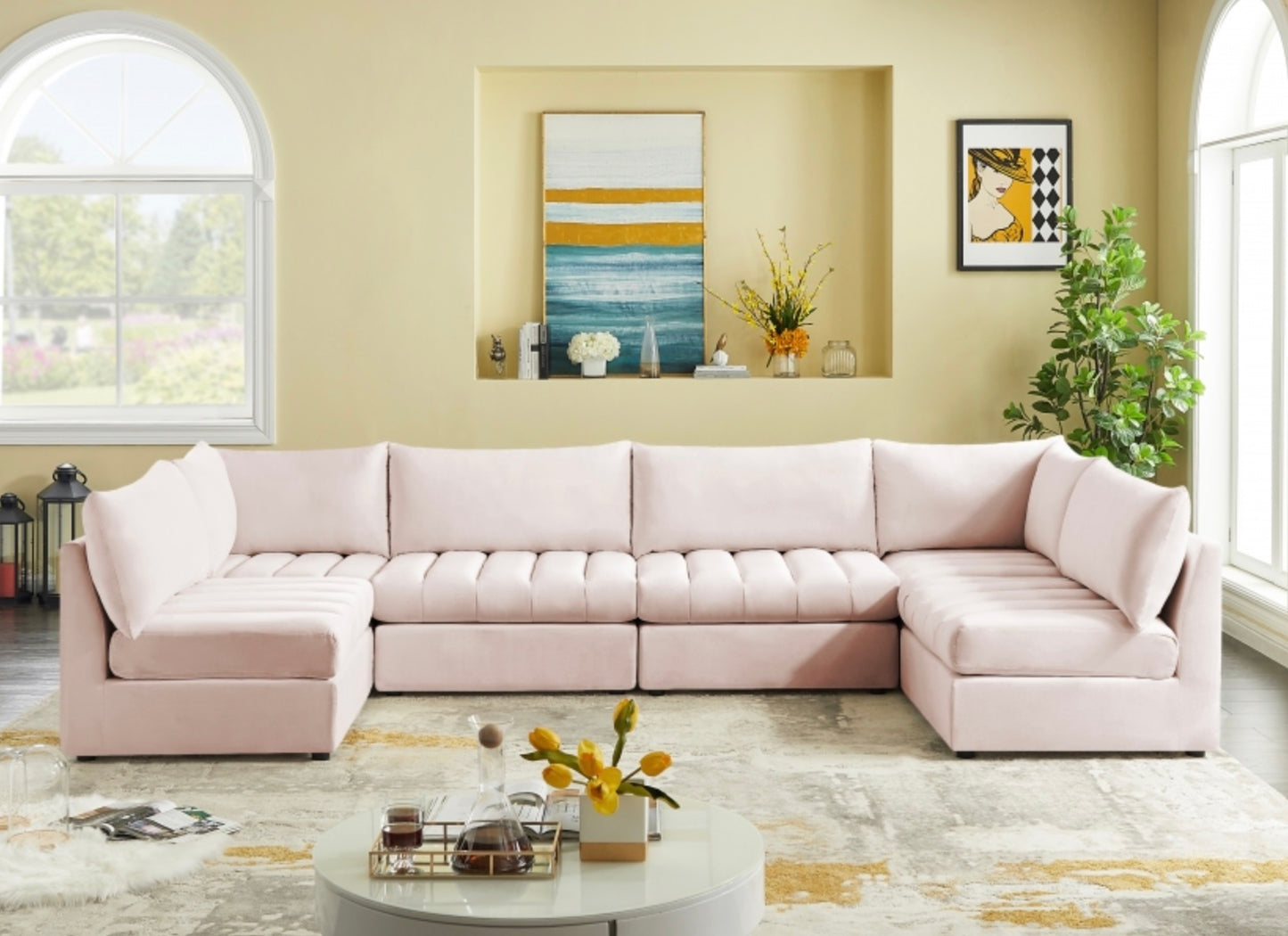 Jasmine Velvet Modular Sectional