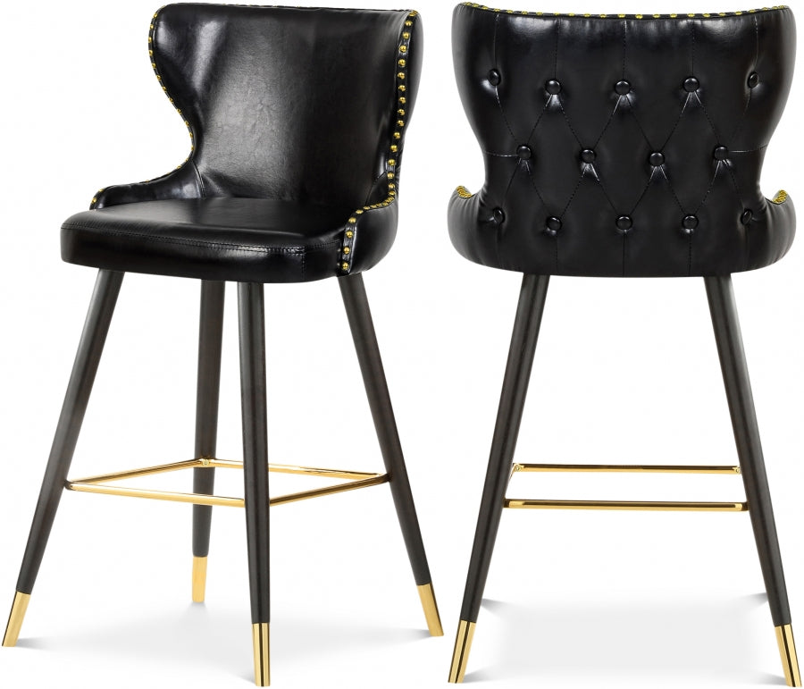 Fun Times Leather Bar | Counter Stool Set of 2