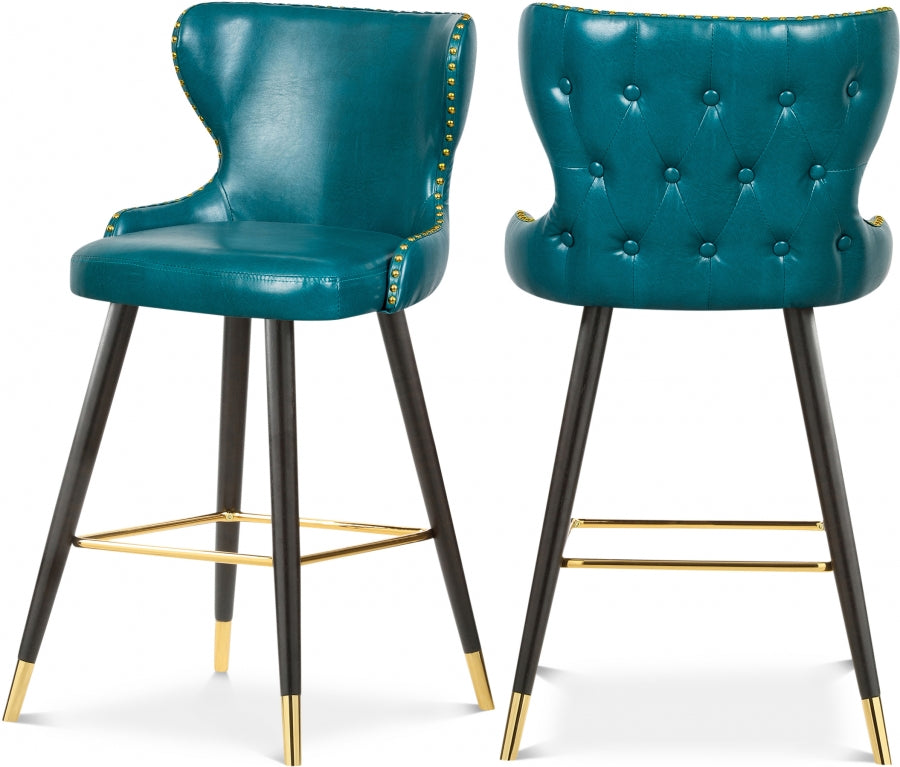 Fun Times Leather Bar | Counter Stool Set of 2