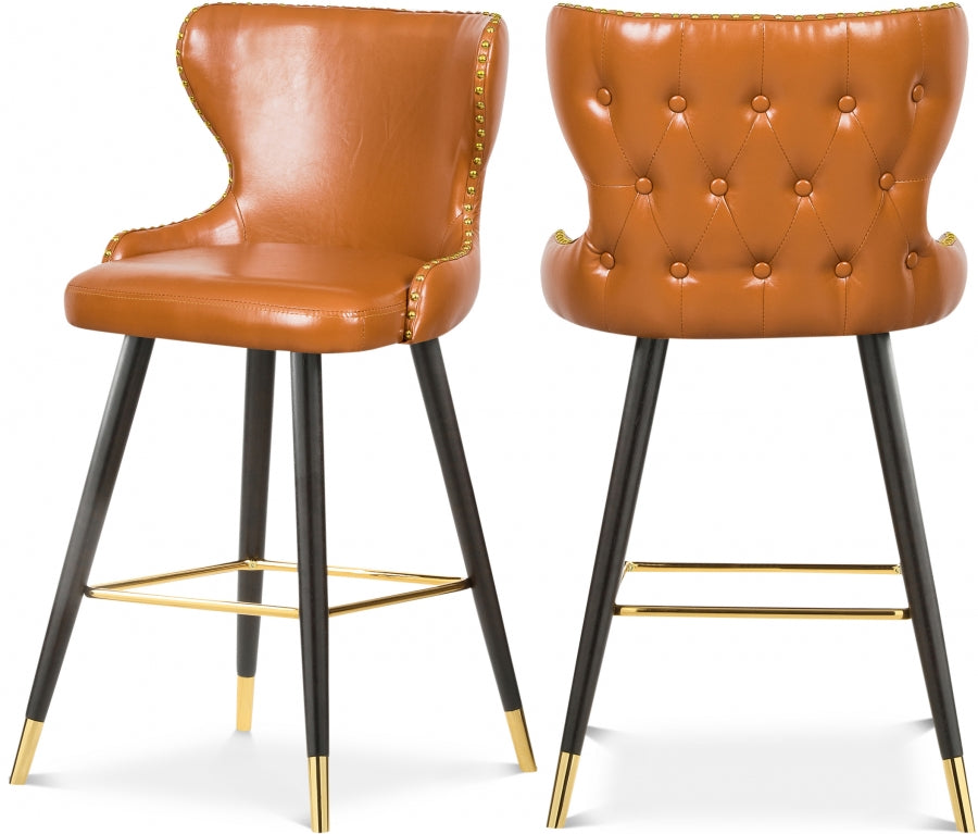 Fun Times Leather Bar | Counter Stool Set of 2