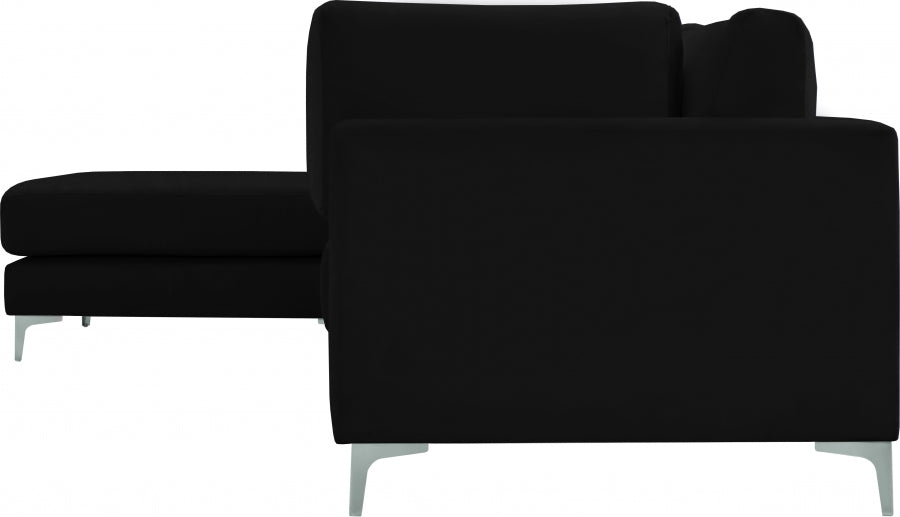 Manifest Velvet Modular Reversible Sectional