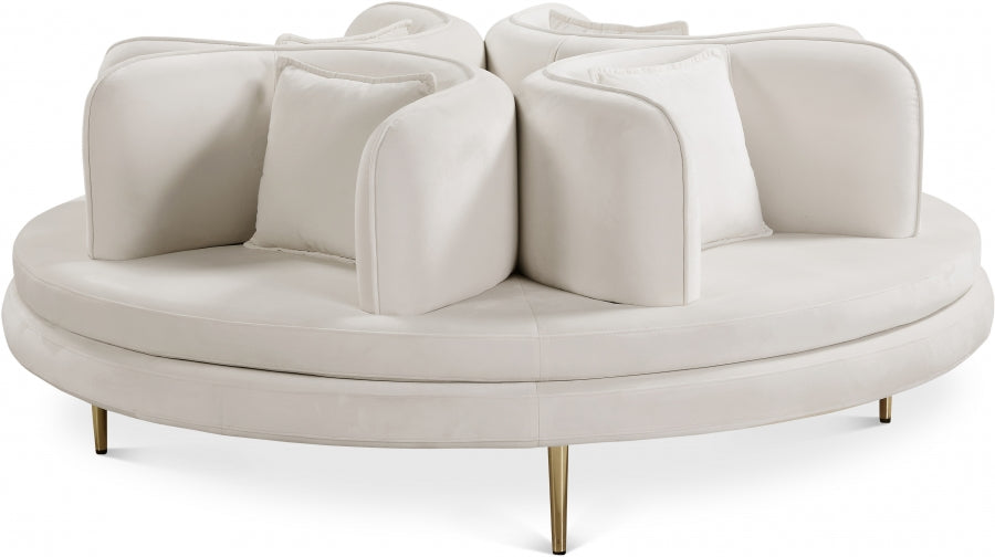 Ballerine Velvet Roundabout Sofa