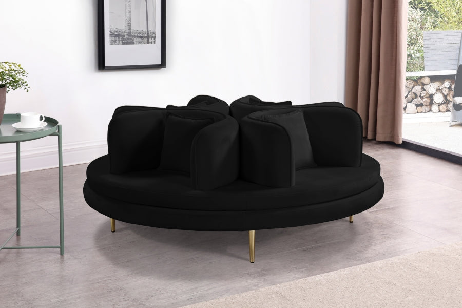 Ballerine Velvet Roundabout Sofa