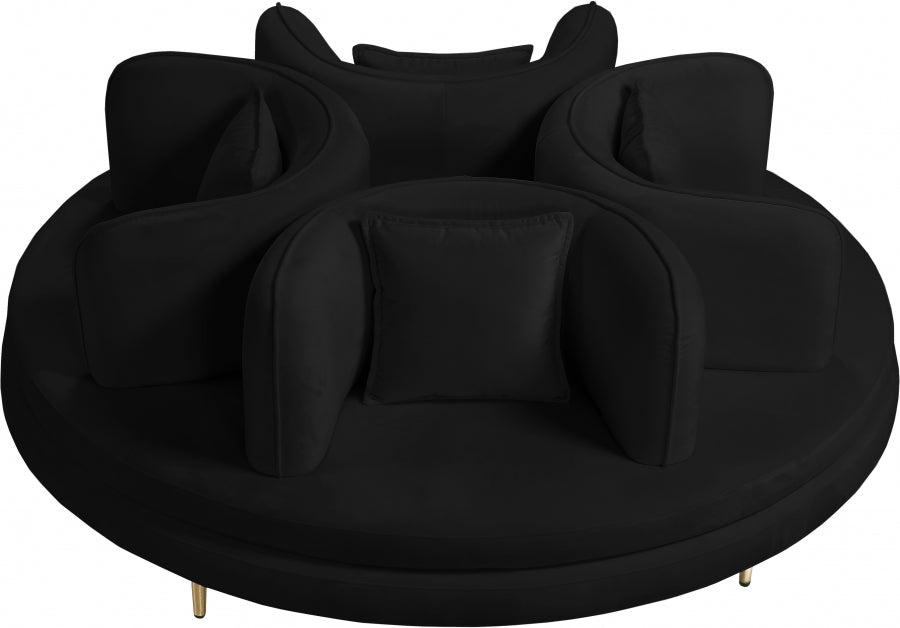 Ballerine Velvet Roundabout Sofa