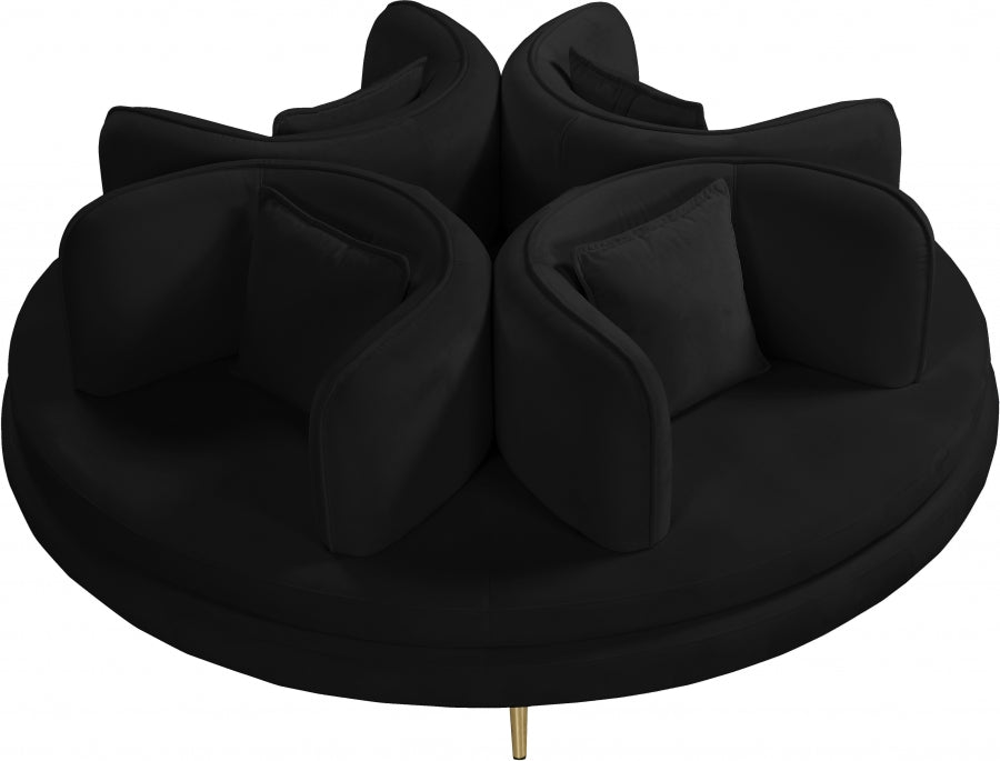 Ballerine Velvet Roundabout Sofa