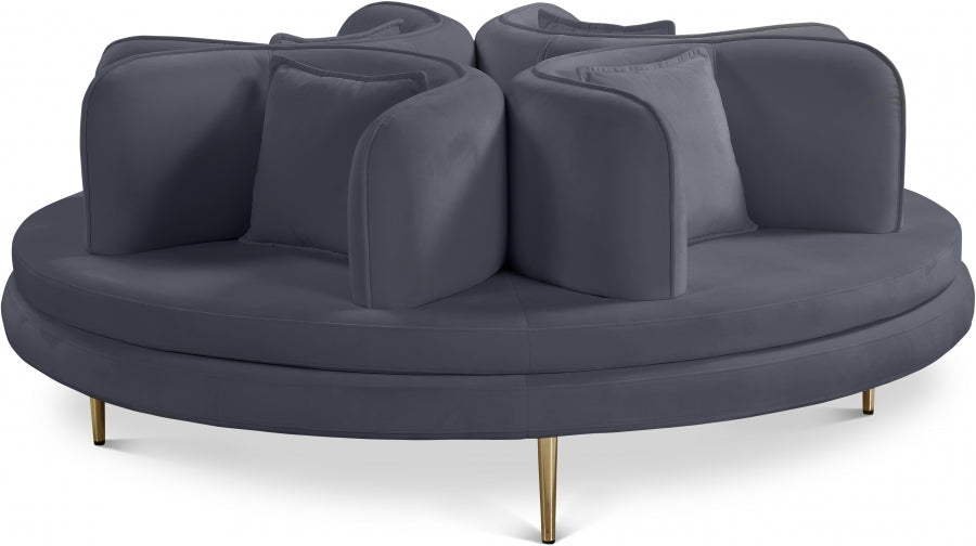 Ballerine Velvet Roundabout Sofa