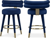 Scottsadale Velvet Counter Stool Set of 2