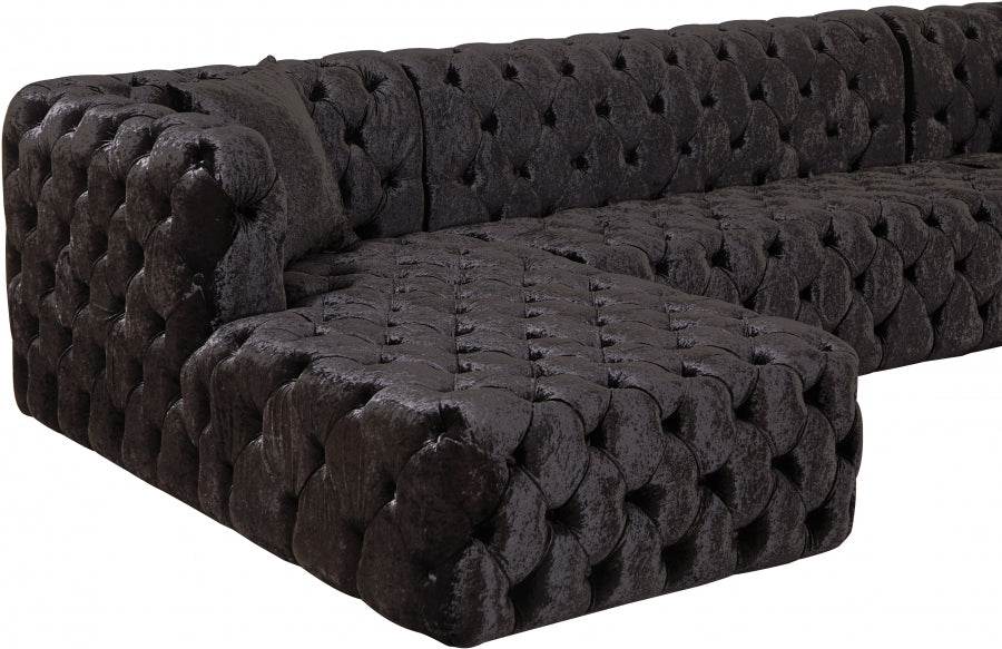 Chanel Velvet 3pc. Sectional