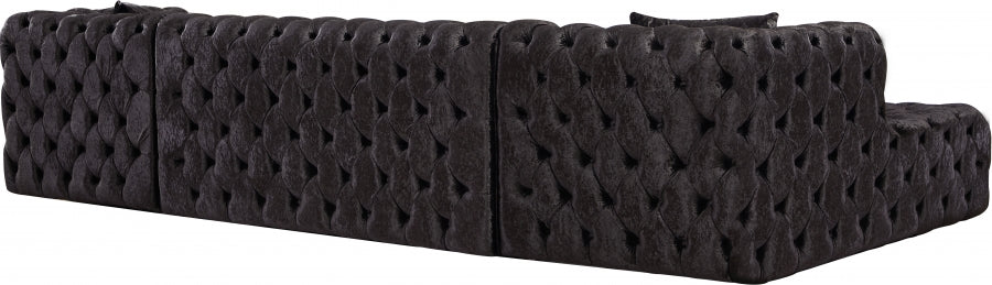 Chanel Velvet 3pc. Sectional
