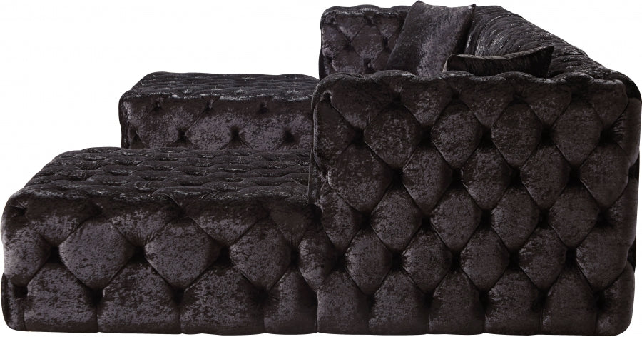 Chanel Velvet 3pc. Sectional