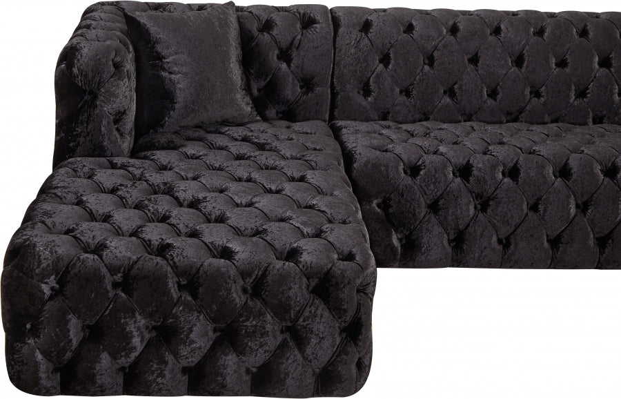 Chanel Velvet 3pc. Sectional