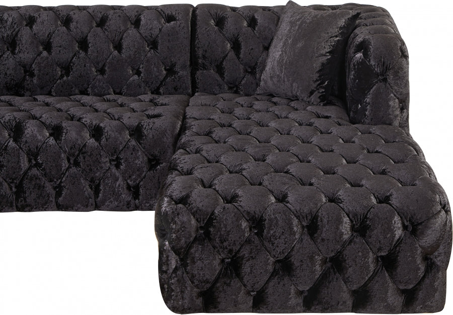 Chanel Velvet 3pc. Sectional
