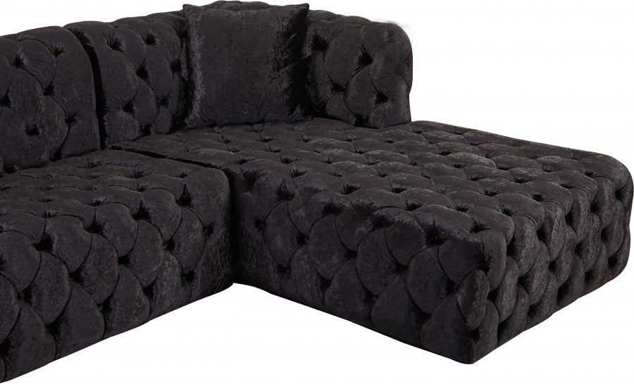 Chanel Velvet 3pc. Sectional