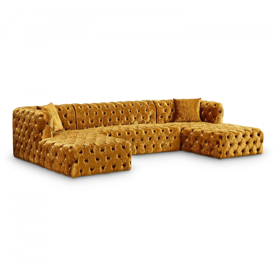 Chanel Velvet 3pc. Sectional