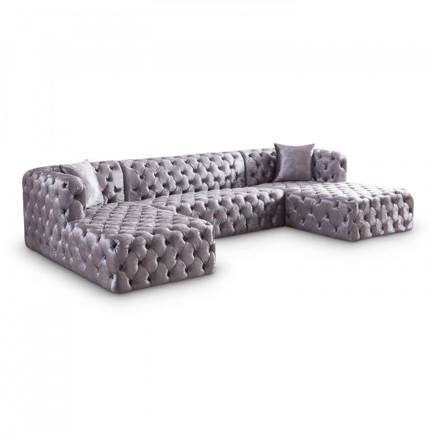 Chanel Velvet 3pc. Sectional
