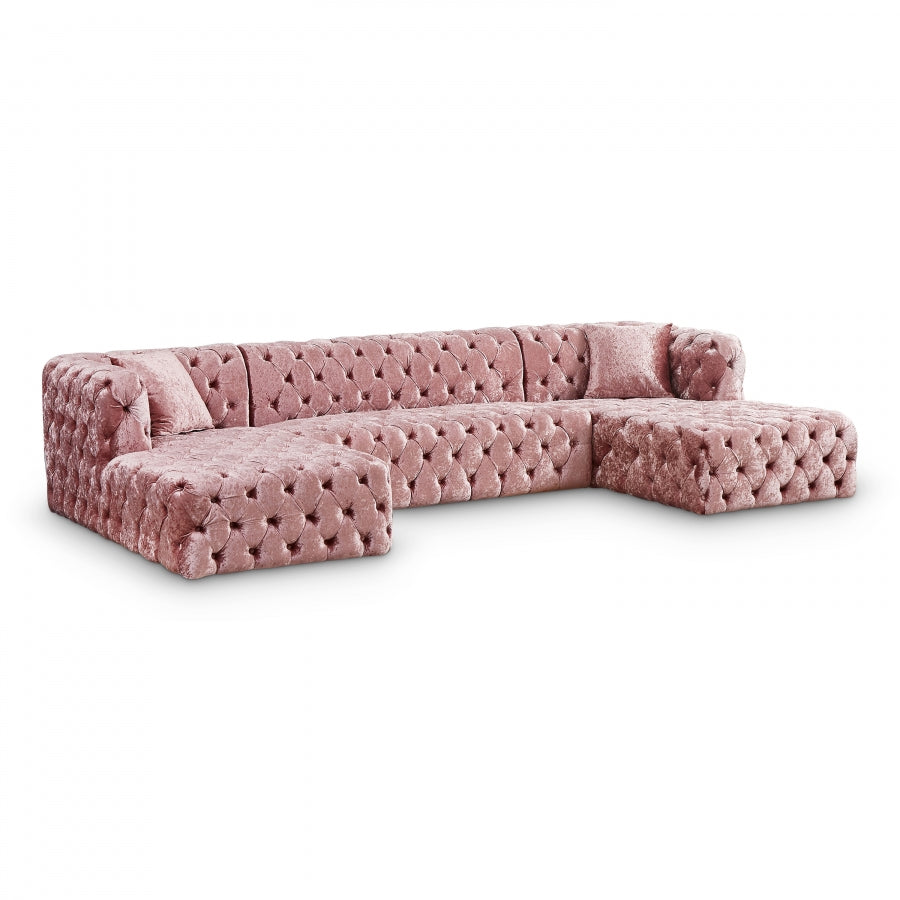Chanel Velvet 3pc. Sectional