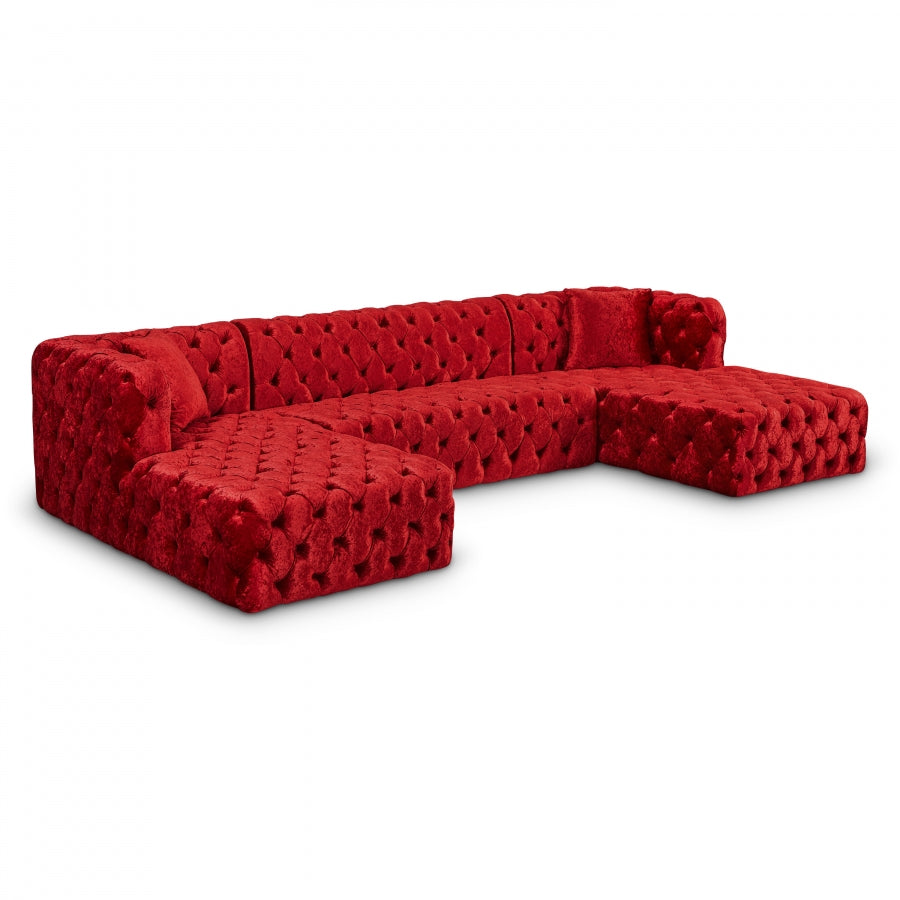 Chanel Velvet 3pc. Sectional
