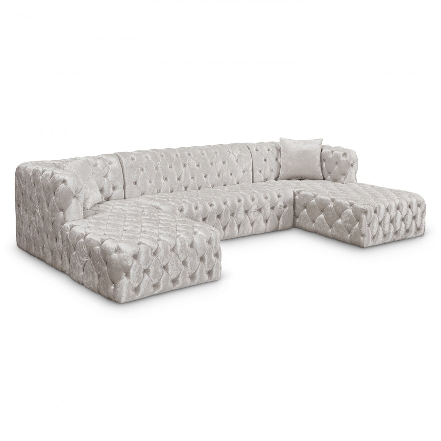 Chanel Velvet 3pc. Sectional