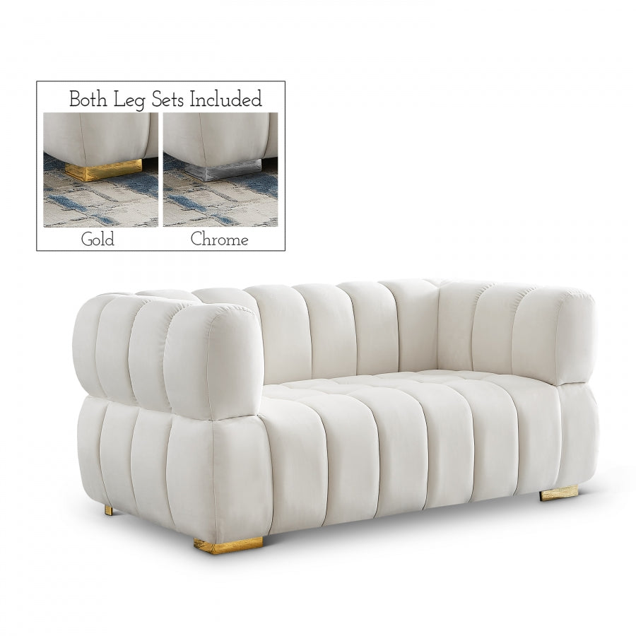 Los Angelas Velvet Loveseat