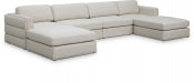 Gisele || XL Linen Textured Modular Sectional