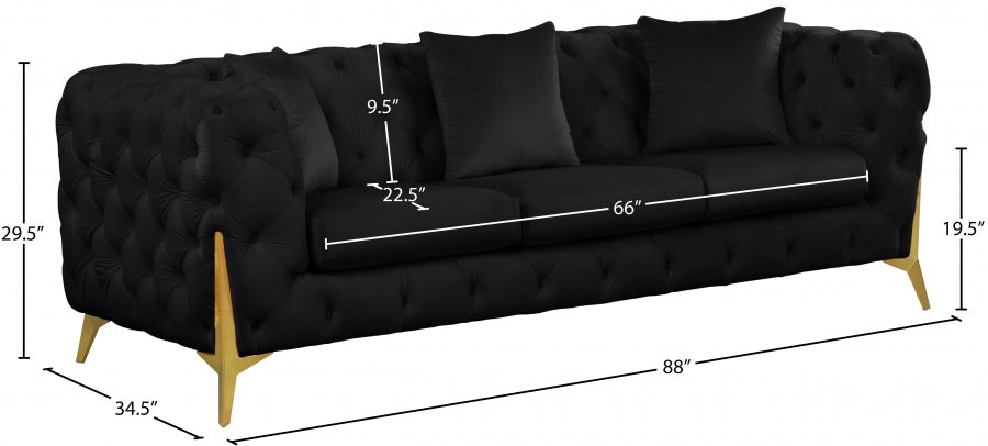 Victor Velvet Sofa