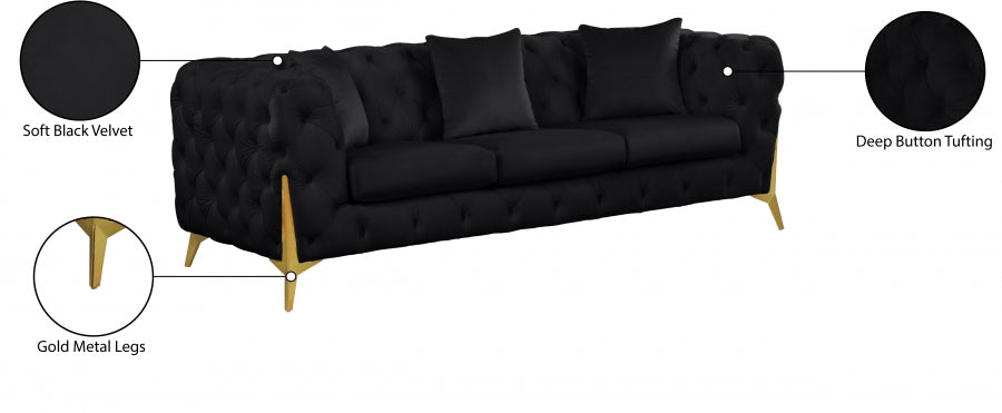 Victor Velvet Sofa