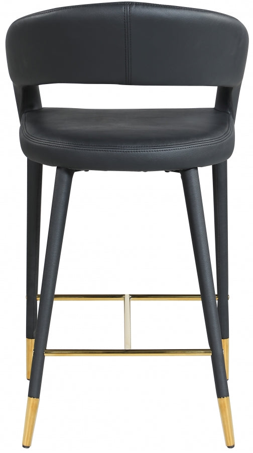 Beyonce || Faux Leather Stool Set of 2