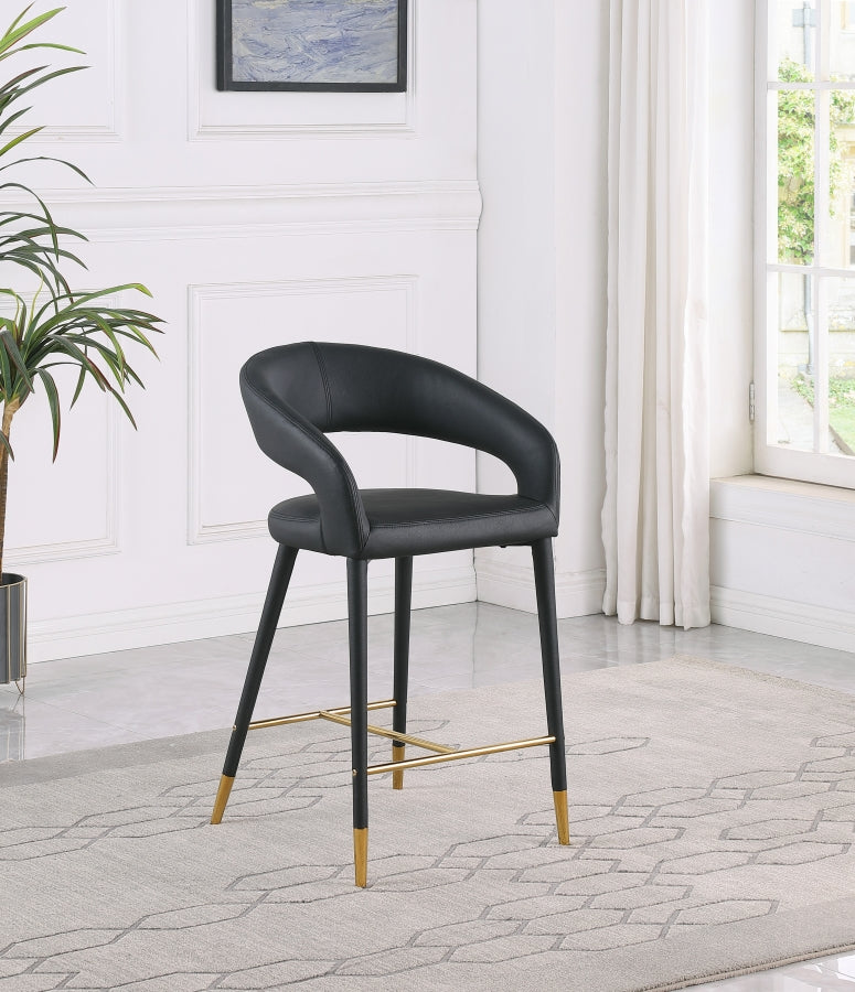 Beyonce || Faux Leather Stool Set of 2