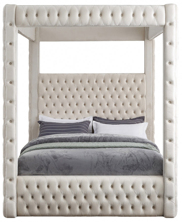 Luxury Cinderilla Velvet Bed
