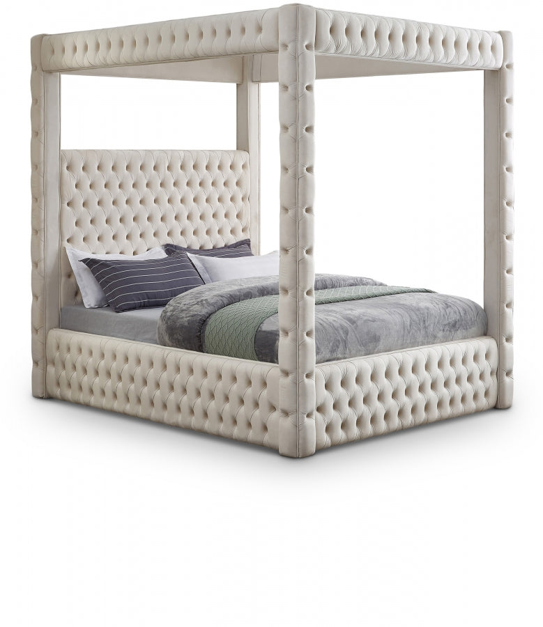 Luxury Cinderilla Velvet Bed