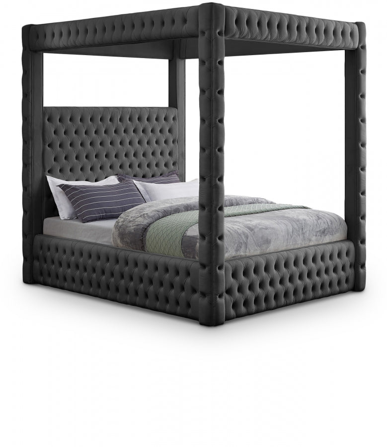 Luxury Cinderilla Velvet Bed