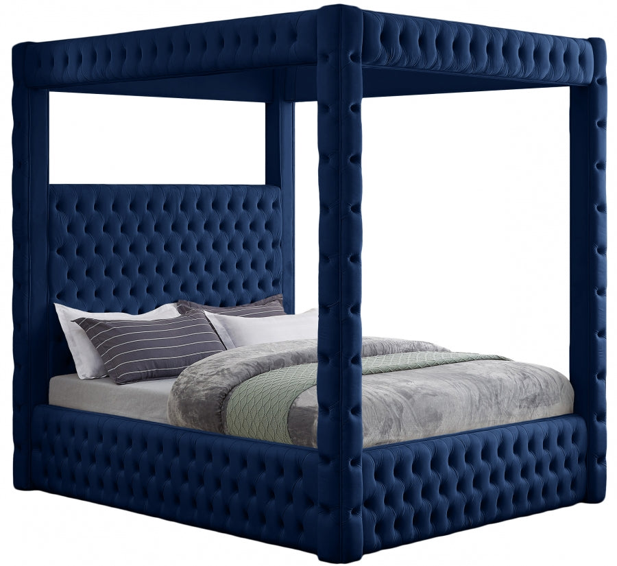 Luxury Cinderilla Velvet Bed