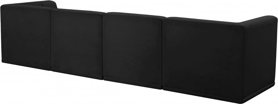 Brian Velvet Modular 128" Sofa