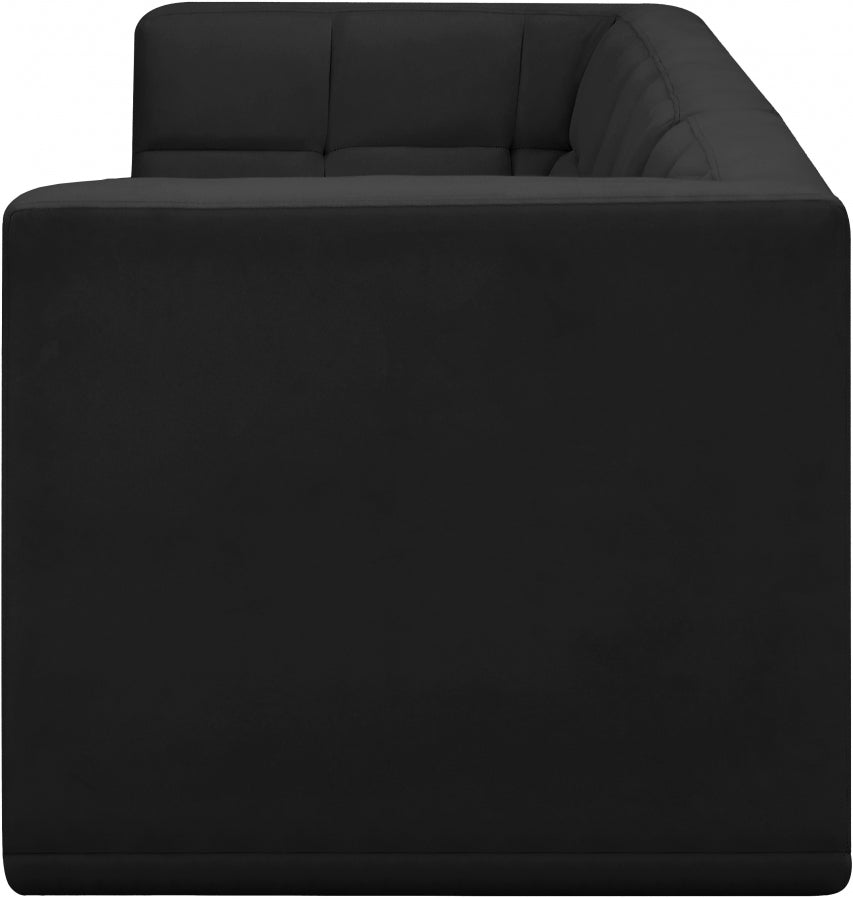 Brian Velvet Modular 128" Sofa