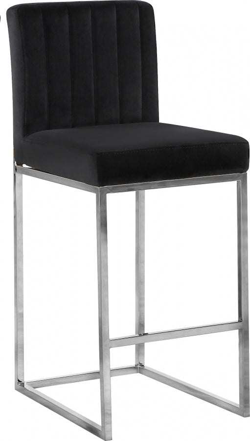Giselle Velvet Counter Stool Set of 2