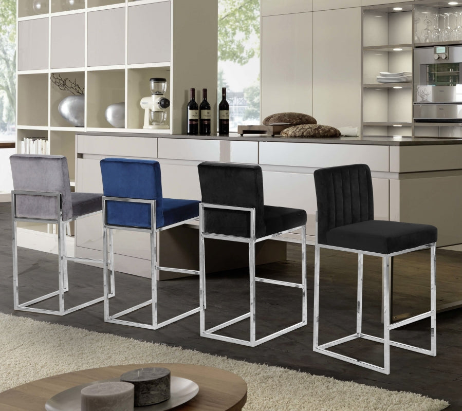 Giselle Velvet Counter Stool Set of 2