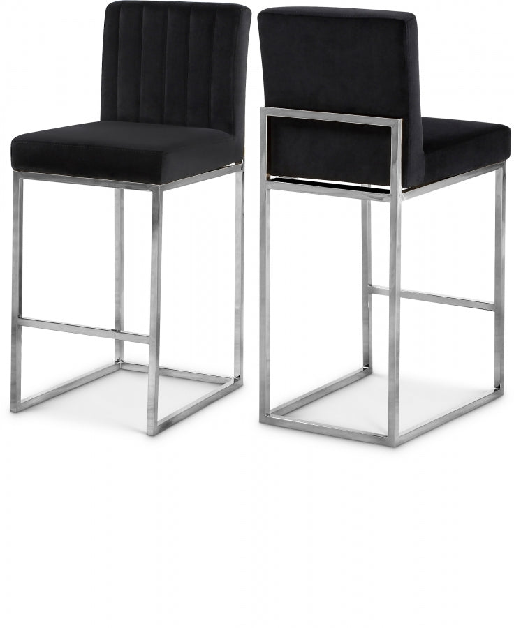 Giselle Velvet Counter Stool Set of 2