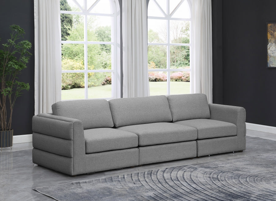 Gisele Linen Textured Modular 114" Sofa