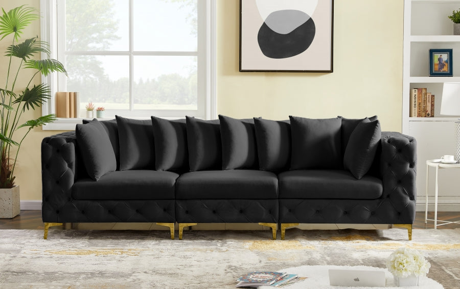 Lottery 108" Velvet Modular Sofa