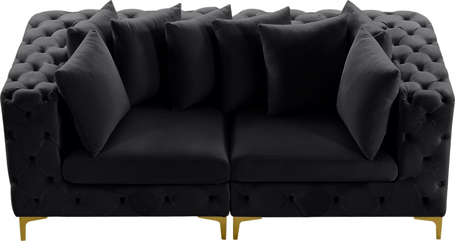 Lottery 78" Velvet Modular Sofa