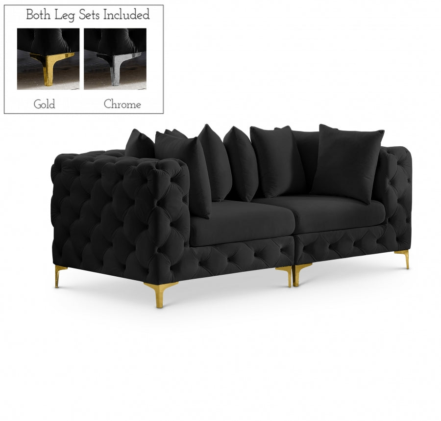 Lottery 78" Velvet Modular Sofa