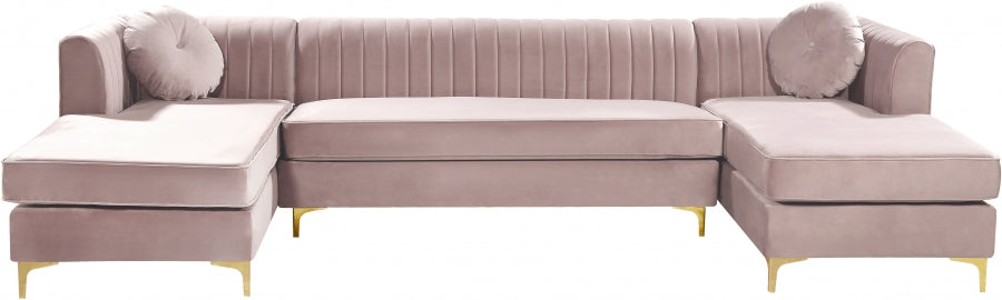 Glamor Velvet 3pc. Sectional